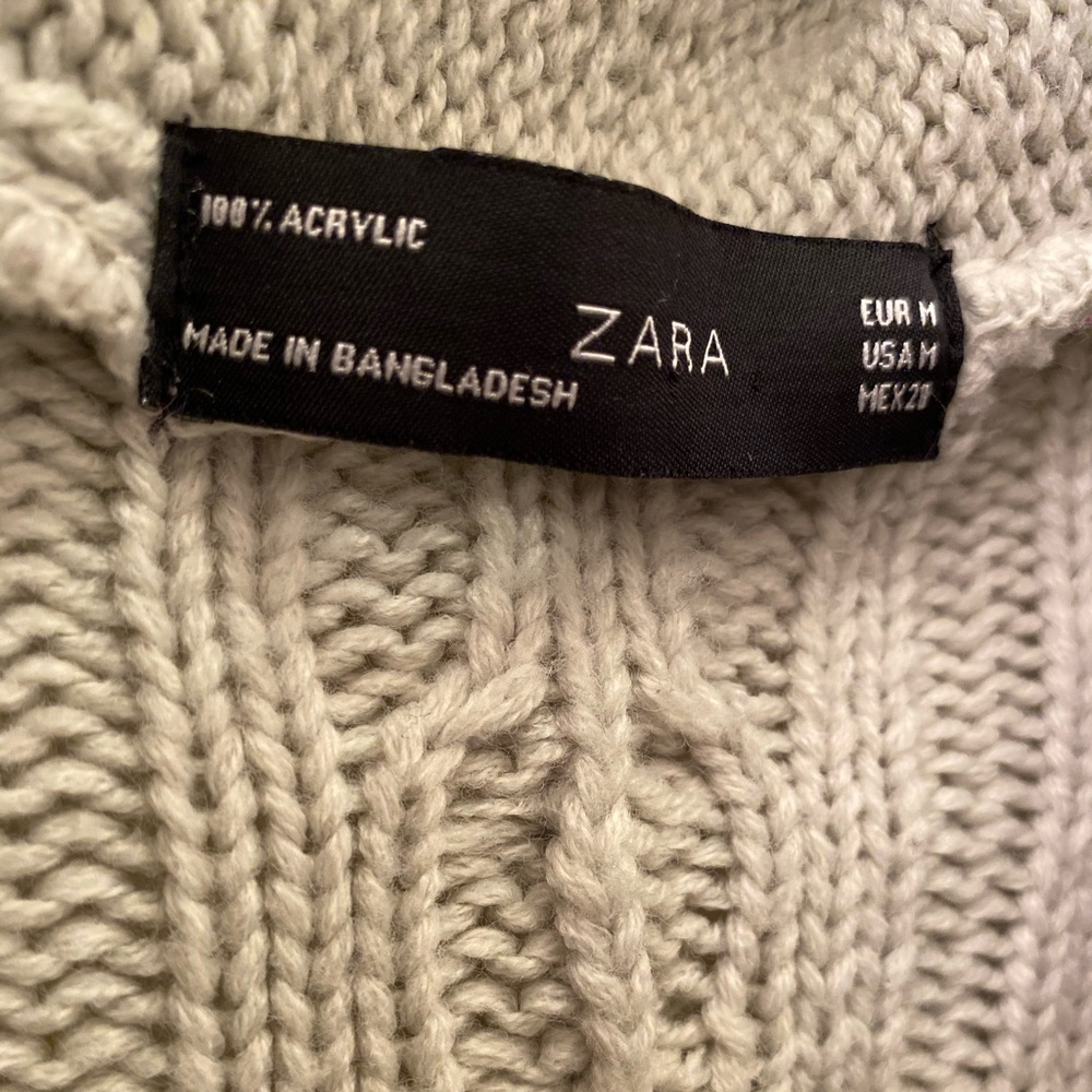 Zara Chunky Sweater Size M - Picture 6 of 6